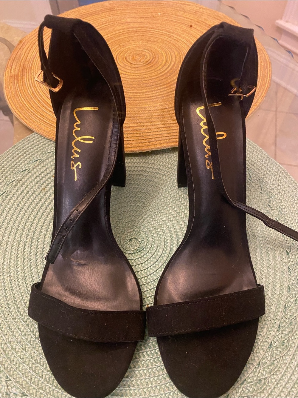 Snazzy size 8 Lulus Open Toe Heels